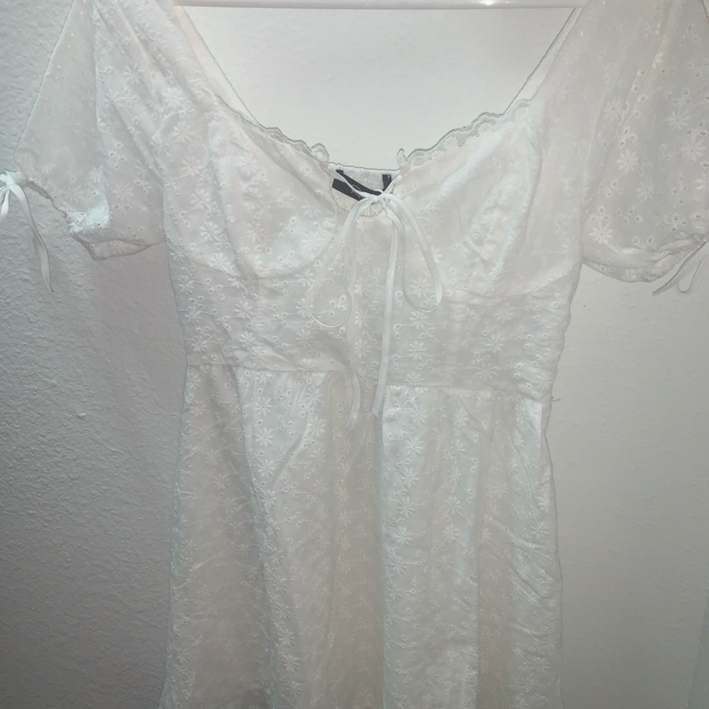 White lacey summer dress
